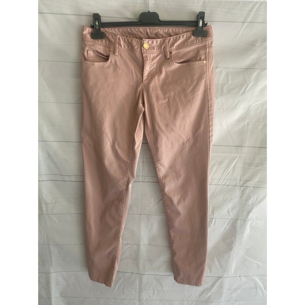 Lilly Pulitzer Worth Skinny Pink Low Rise Stretch Pants Women’s Size 6 (32Wx30L)